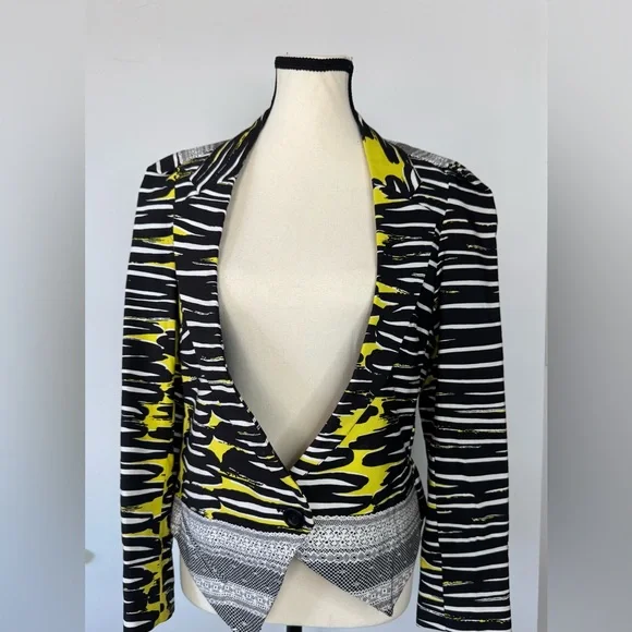Suno 100% Silk Blazer | Eye-Catching Print | Size M - Picture 13 of 17